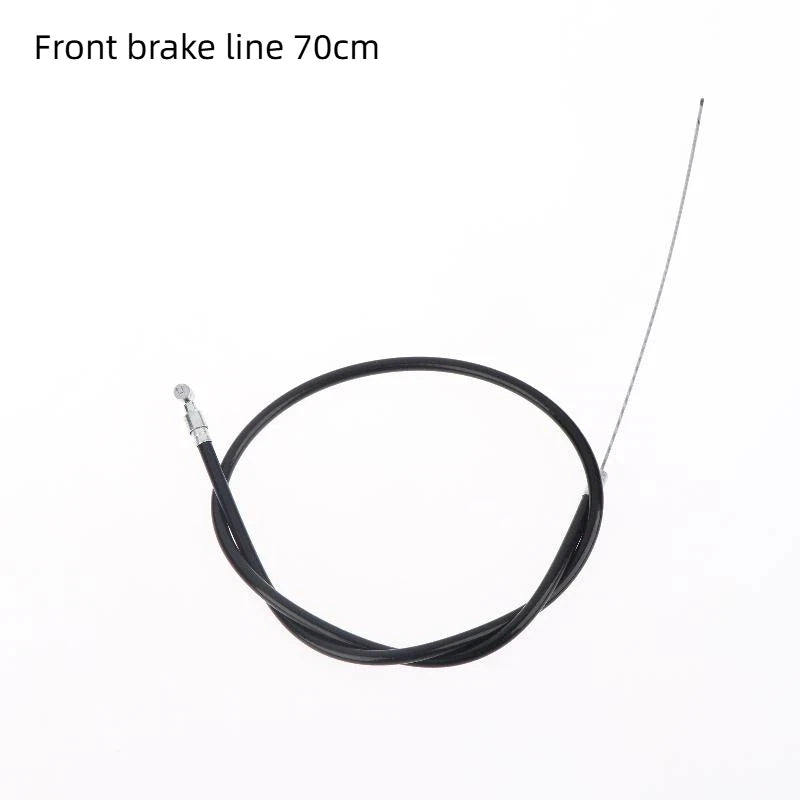 Bicycle Brake Cable Metal Wire Core Front Rear Tubes Locking Qme front Black