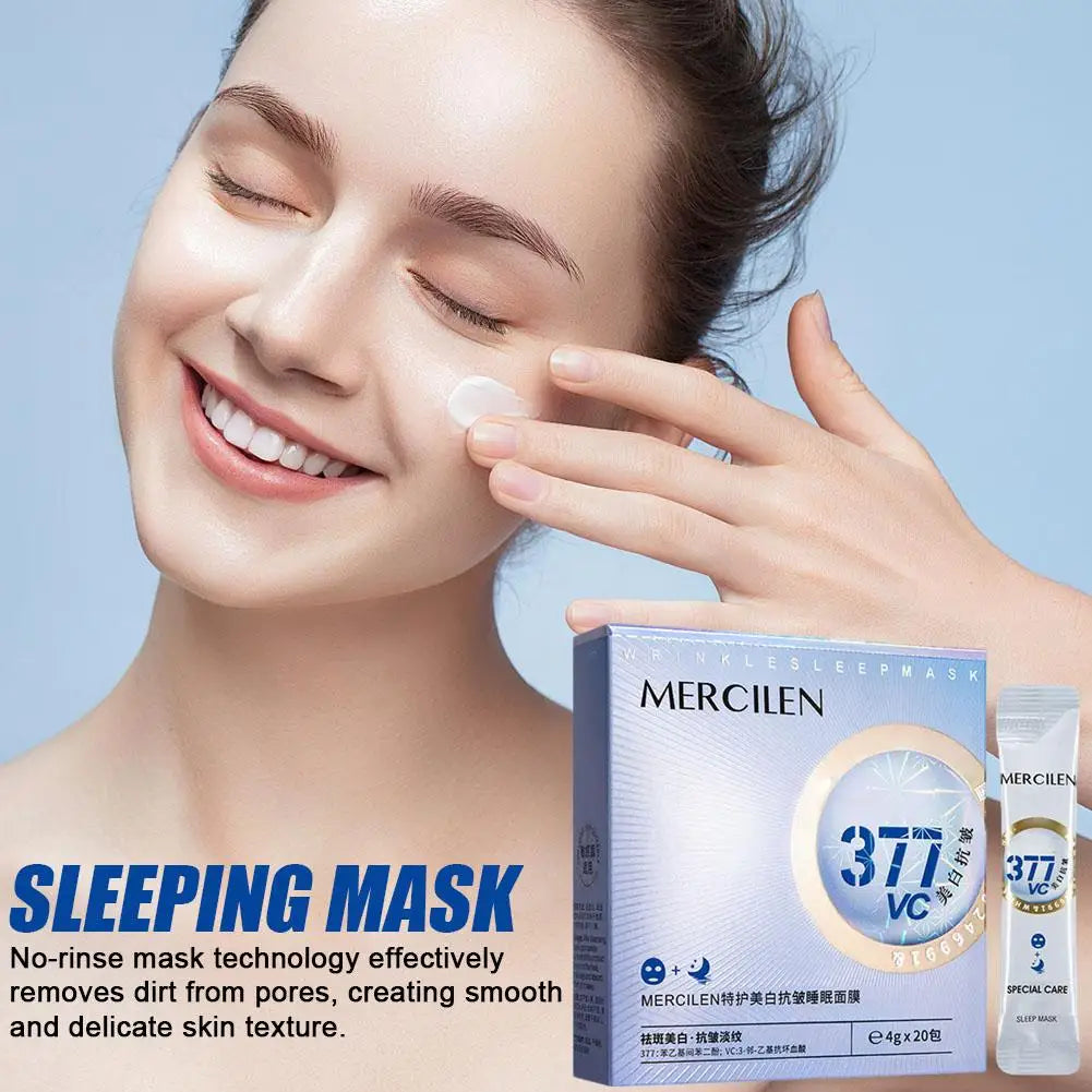 Sleeping Facial Masks Hydrating Mask Moisturizing Brightening Face Qme