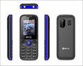 MKTEL M2023 Feature Phone with 1.77inch Display 800mAh Battery Dual SIM FM Radio Flashlight 0.08Mega Camera Senior Phone Qme black