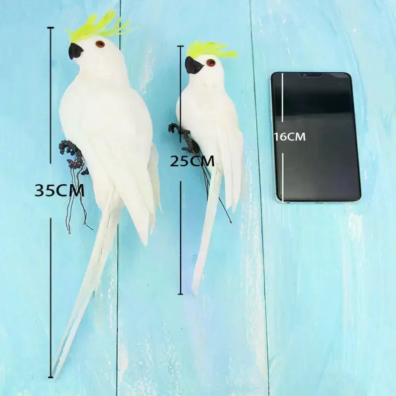 Simulation Parrot Garden Decoration Creative Lawn Figurine Ornament Animal Bird Outdoor Garden Party Prop Decoration Home Qme