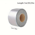 1 Roll Premium Waterproof Aluminum Foil Tape - High Temperature Resistance For Wall, Pool, Roof Crack & Duct Repair Sealing Qme 1 Roll 5cm 3m