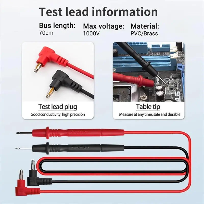 DT9205A Digital Multimeter True RMS Professional /DC Current Tester Capacitor Voltage Meter Detector Tools. Qme
