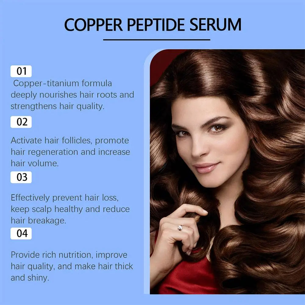 Copper Peptide Hair Density Serum Deep Nourishment Moist Damage Qme