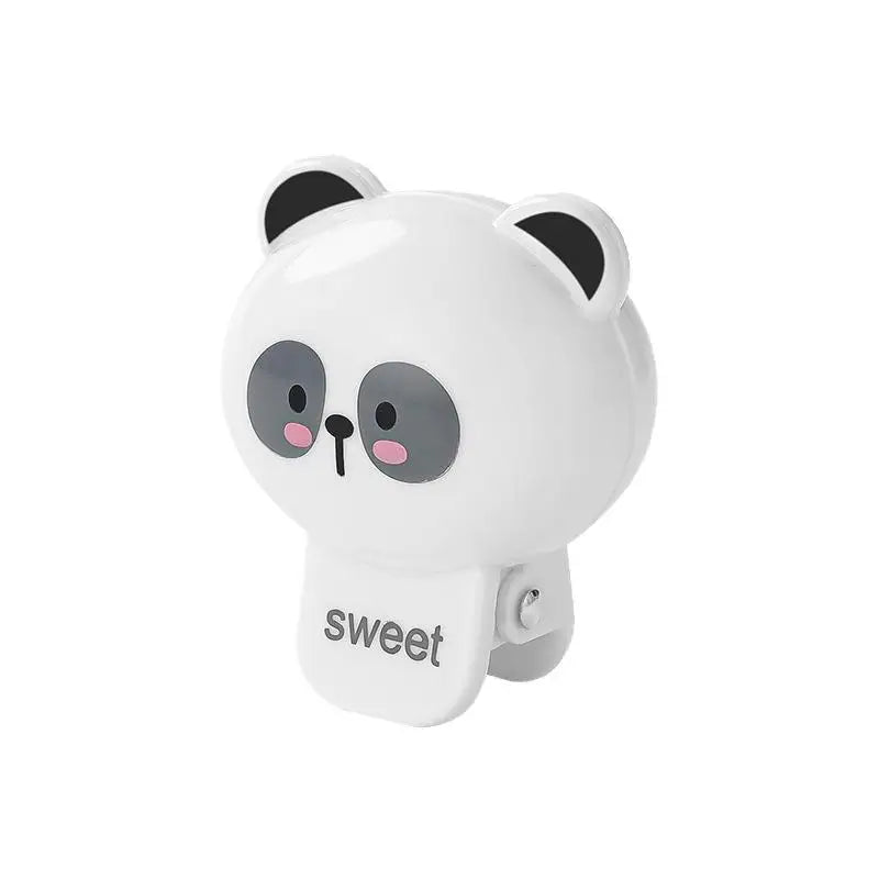 Dustproof Head Protector Cap Household Travel Cartoon Animals Qme White
