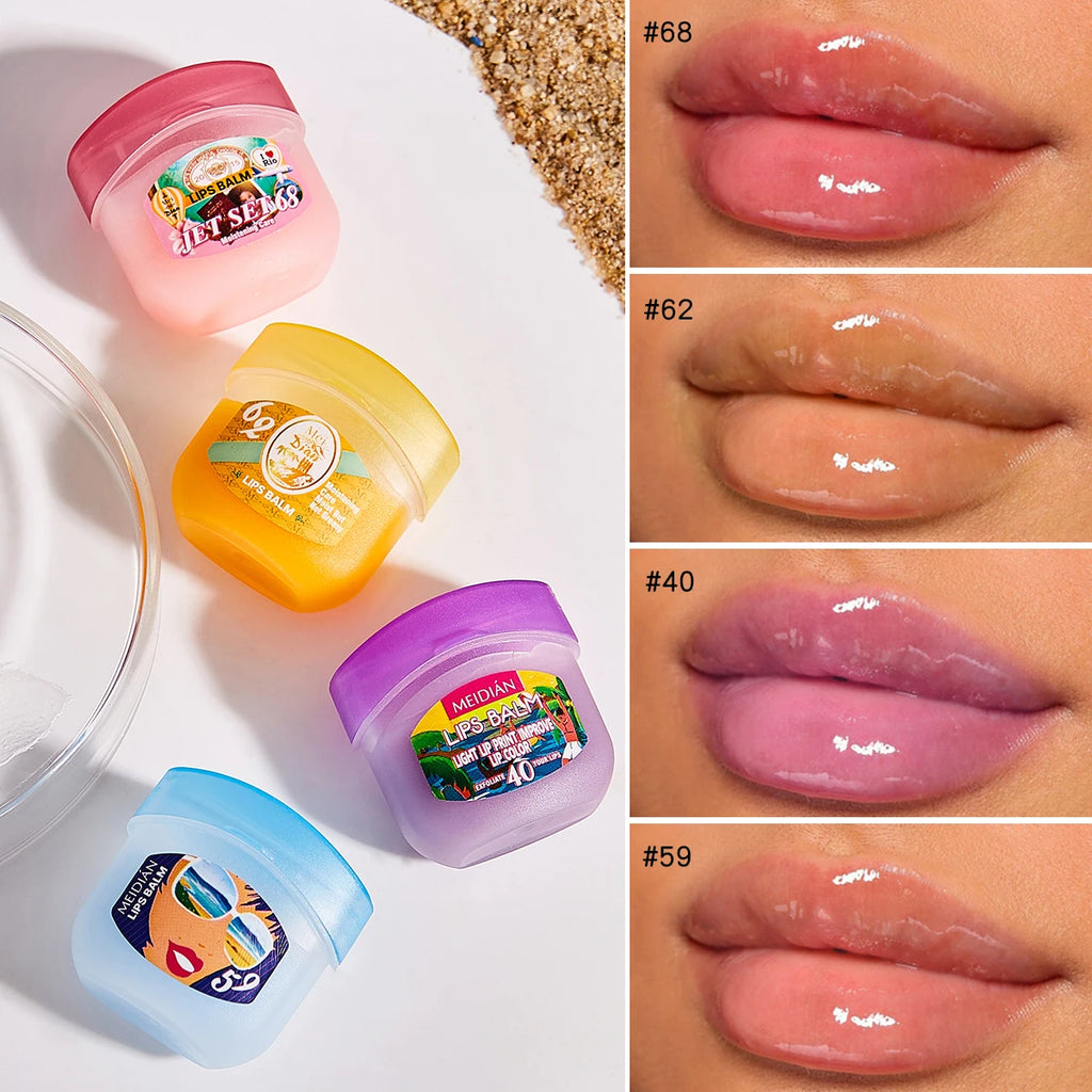 4 Fruity Lipstick Moisturizing Water Locking Durable Formula Lip Care Qme