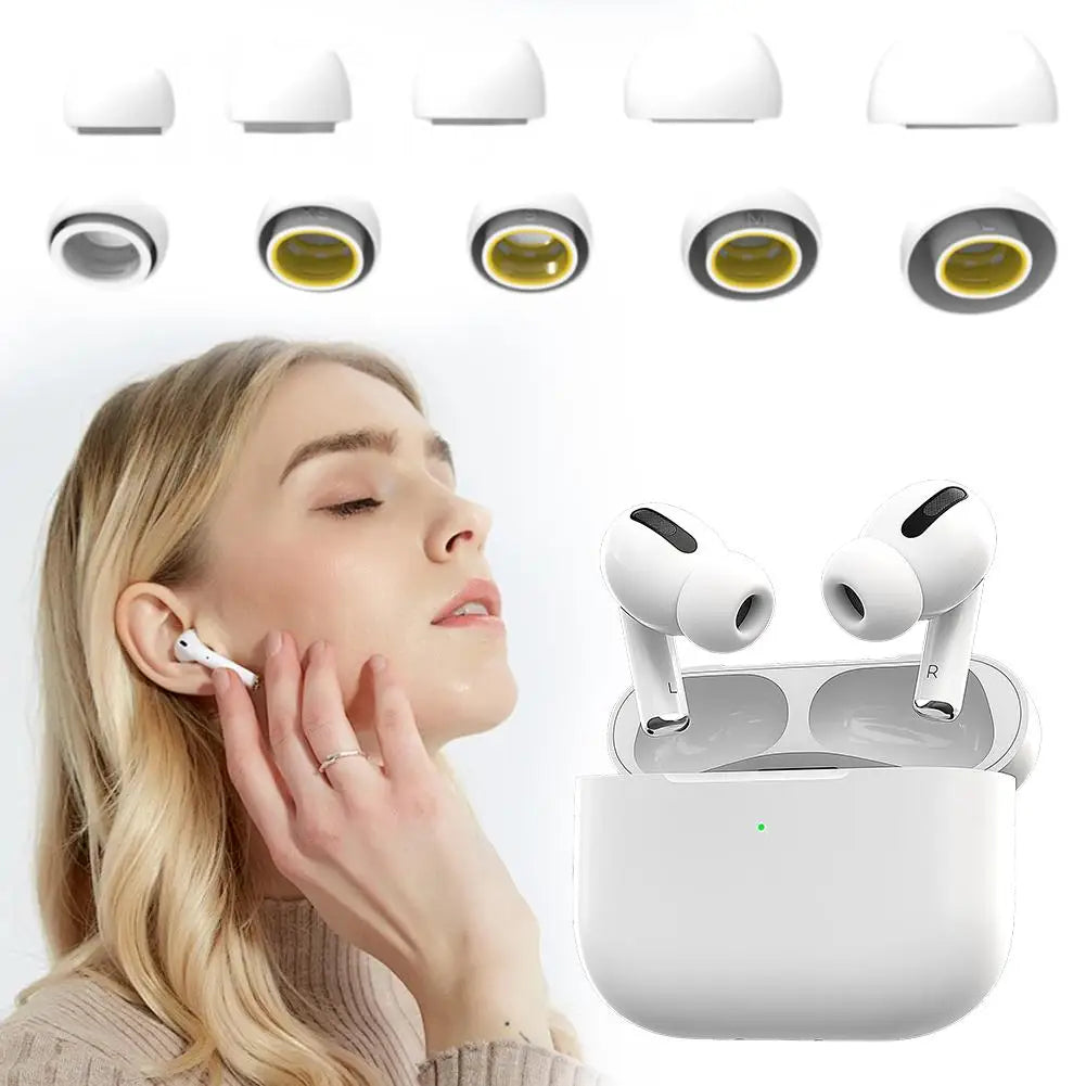 For Apple AirPods Pro 3 Ear Tips Buds Replacement Rubber Eartips Soft Silicone Earbuds Covers Accessories For AirPods Pro 3 Qme