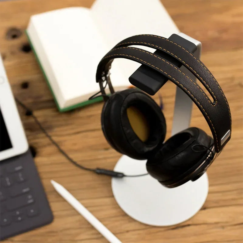 Universal Metal Holder for Desk Display & Storage, Aluminum H - Shape Headphone Stand Qme