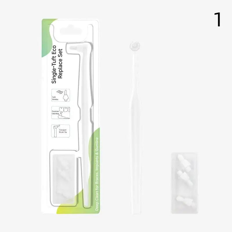 Interdental Brush Single-beam Soft Teeth Replacement Head Cleaning Qme 1