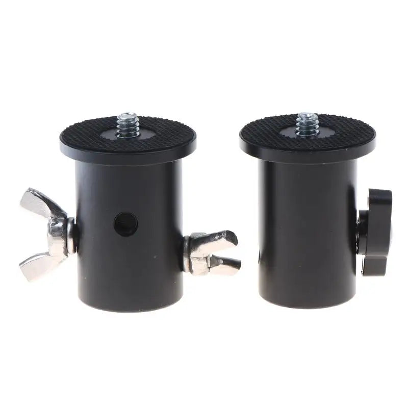 Aluminum Alloy Light Stand Adapter Rust Resistant 1 4 20 Screw Knob Qme