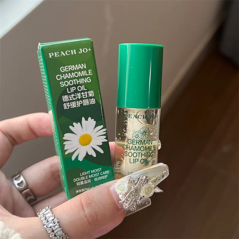 German Chamomile Lip Oil Lightweight Moisturizing Double Caring Lips Qme 1pcs