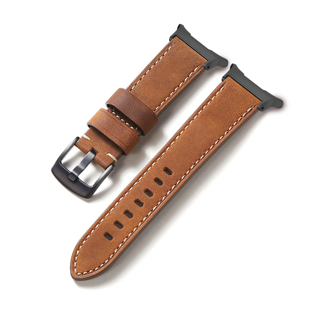 Leather Strap for Samsung Galaxy Watch 7 Ultra 47mm Quick Release Bracelet Wristband for Galaxy Watch Ultra Watchband 22mm Band Qme