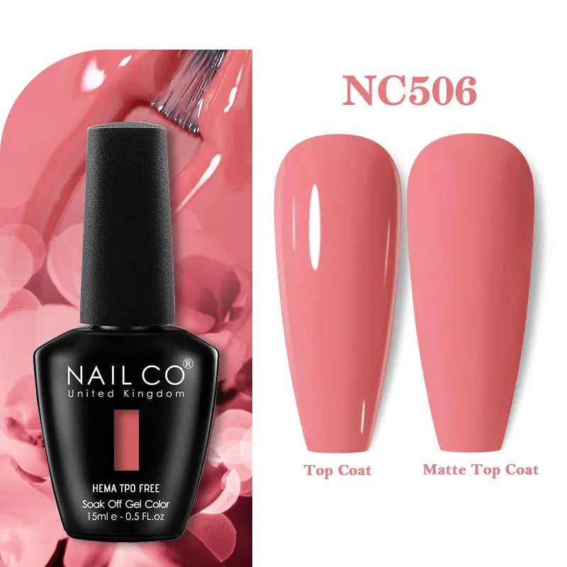 NAILCO Green Series Dark Gel Nail Polish Lasting Hybrid Base Matte Qme