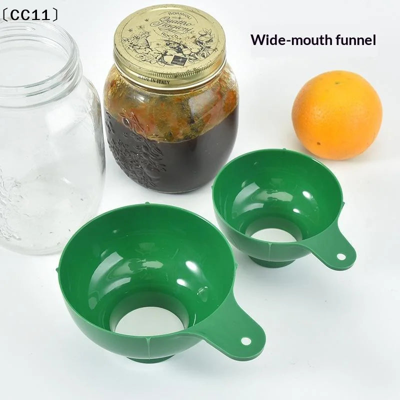 High-end Wide Mouth Funnel Plastic Popular Salad Dressing Liquid Qme