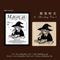 Magical Fairy Tales Handbook Seal DIY Retro Literary Daily Decoration Wooden Seal stamp Creative Stationery stamp wooden stamp Qme A