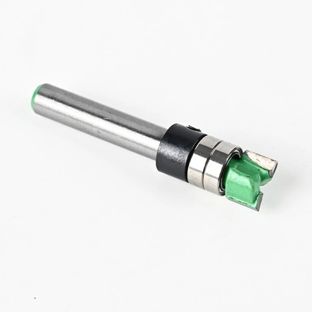 1 Pc Shank Bearing Double-Bearing Trimming Milling Cutter Router Bit Woodworking Edge Trimming Tools For Precise Grooving Qme