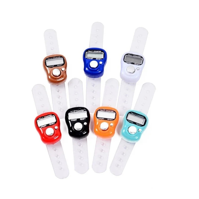 Mini Point Marker Row Finger Meter LCD Electronic Digital Tally Qme Random color