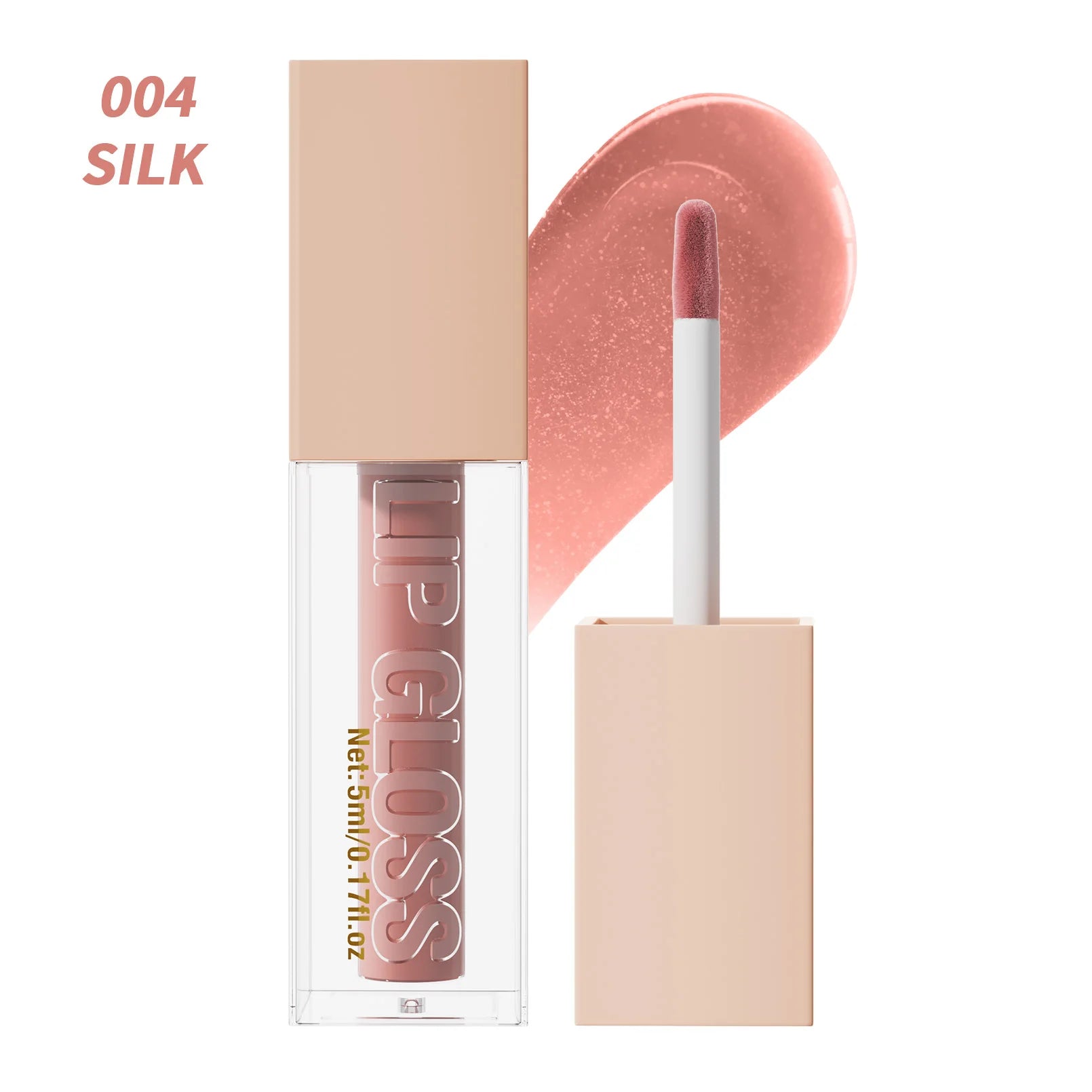 Lip Gloss Long-lasting Moisturizing Easy Halo-dyeing Waterproof Mirror Water Glass Lip Gloss Transparent Color Cosmetics Qme 9907-4