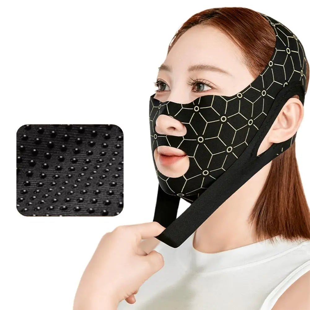 Face Lifting Tapes Mask Adjustable Toning Belts Reusable Chin Strap Qme D style 4