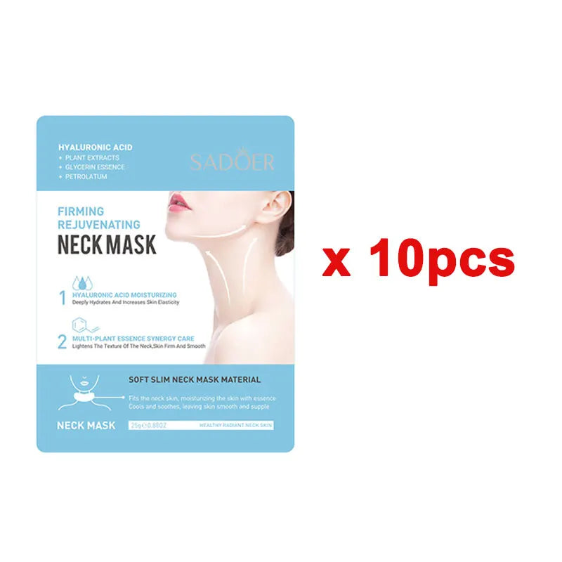 Honeycomb Neck Mask Golden Moisturizing Pads Firming Lifting Qme A