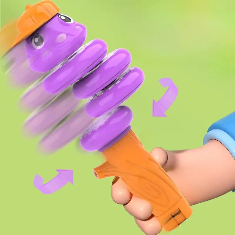 Whistling Snake Toy Twisting Whistle Animal Noise Makers Toddler Decompression Swinging Balance Toy Preschool Educational Toy Qme