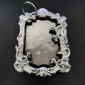 Lightweight Electroplated Frame Irregular Photocard Holder Keychain Qme Style 3