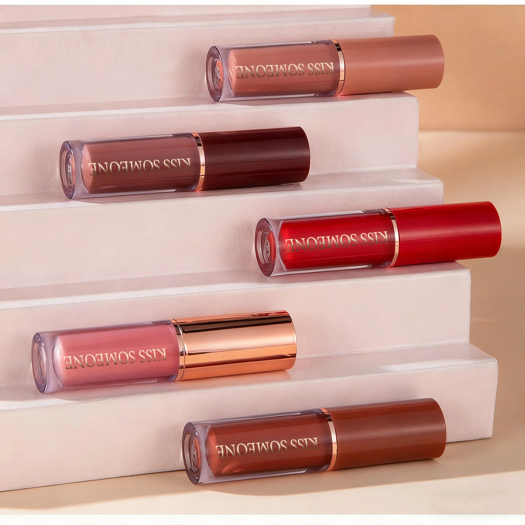 12 Colors Matte Lipstick Set Petansy Liquid Lipstick Kit Long Lasting Waterproof Lip Gloss Set with Gift Box Qme