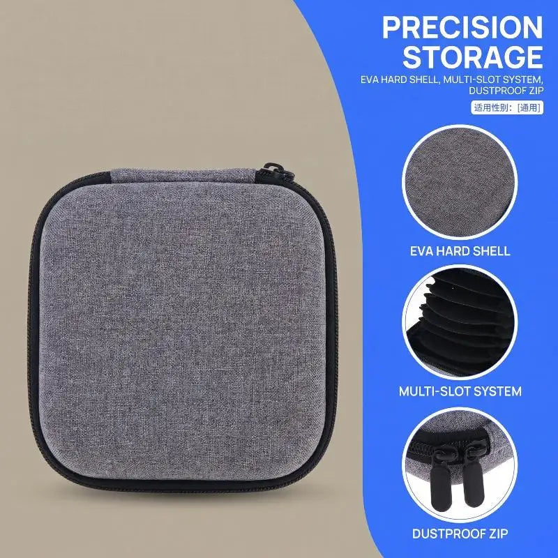 Hard Storage Box Camera Lens Filter Water Resistant Shockproof Qme