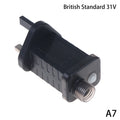 EU US UK Plug AC 220V 110V To 31VDC 6W 24V 5V Transformer Plug Power Supply IP44 8Modes LED Lamp Driver Switch Adapter Qme UK 31V6W