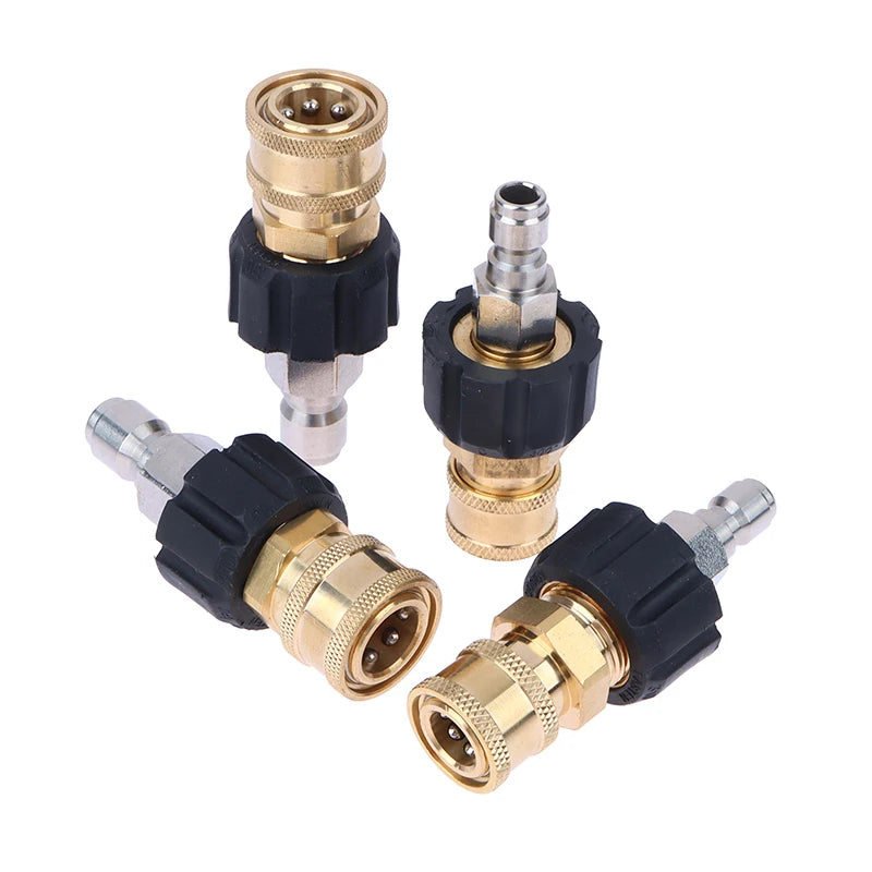 Pressure Washer Quick Connect Fittings M22 14 1 4 3 Hose Gun Adapter Qme