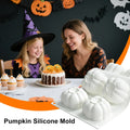 Silicone Pumpkin Mold 6-Cavity Pumpkin Chocolate Mold Non-Stick Mould For Halloween Baking Autumn Chocolate Cupcake Jelly Qme China Mainland