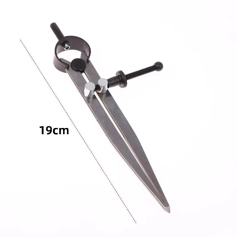 Adjustable Compasses Gauges Leathercraft Line Marking Gauge Wing Divider Rotating Scratch Gauge Handcraft Leather Tool Qme 150MM