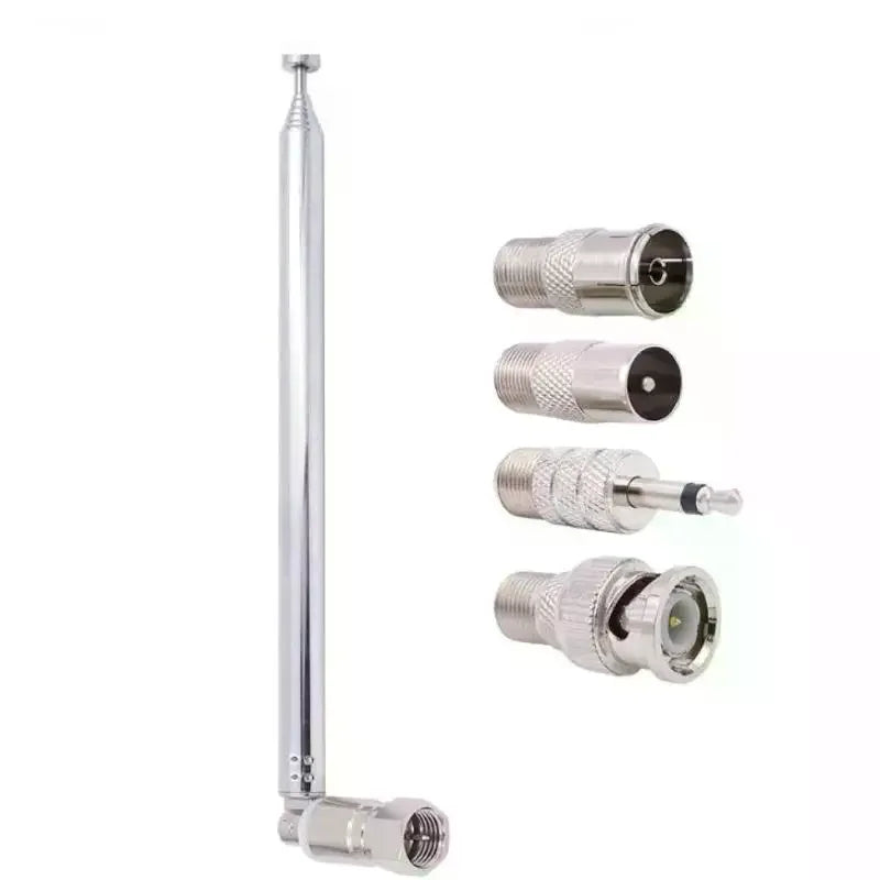 FM Radio Antenna Rod Adapter AV Stereo Receiver Amplifier Signal Qme
