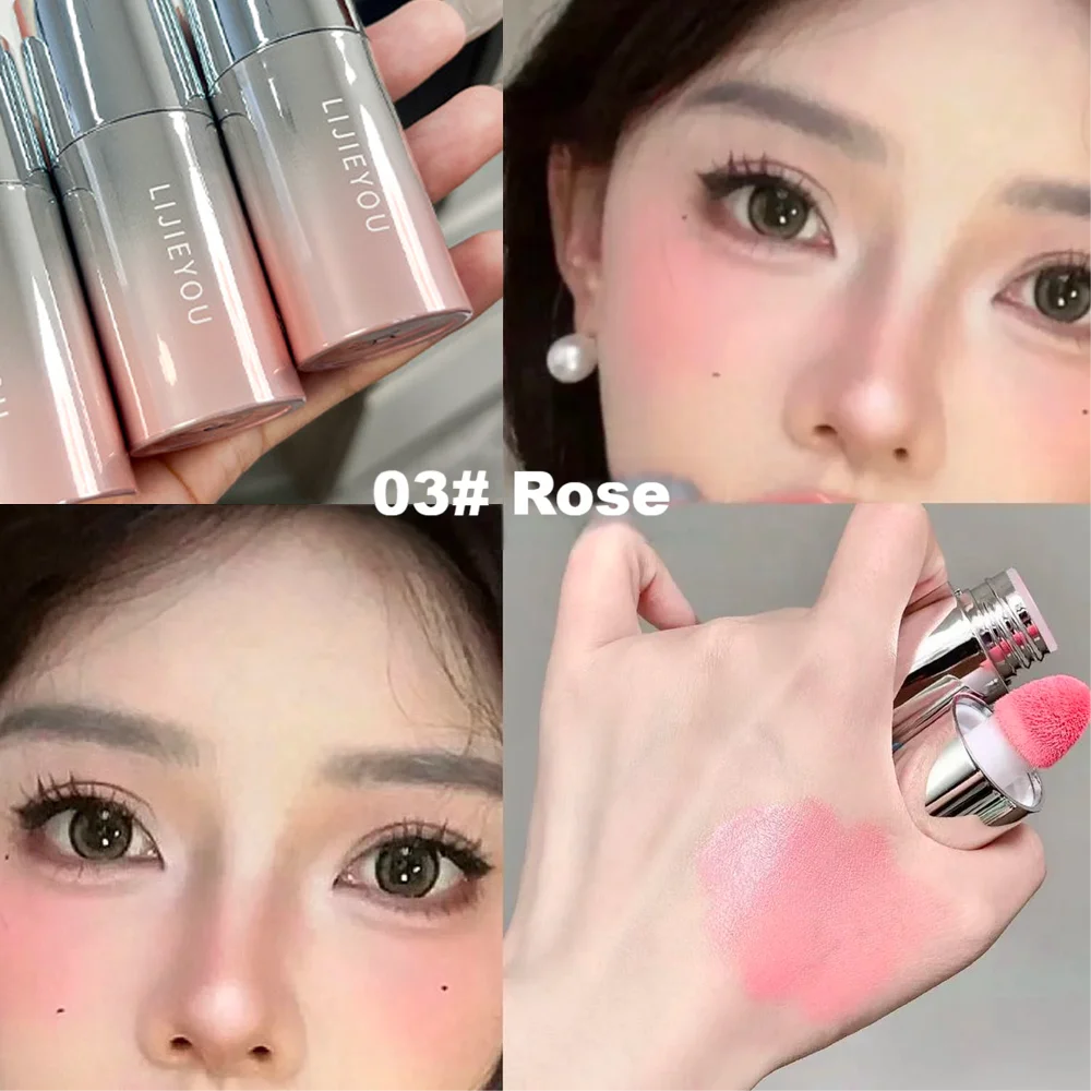 Vitality Liquid Blush Lip Tint Moisturizing Water Glow Long-lasting Qme Rose