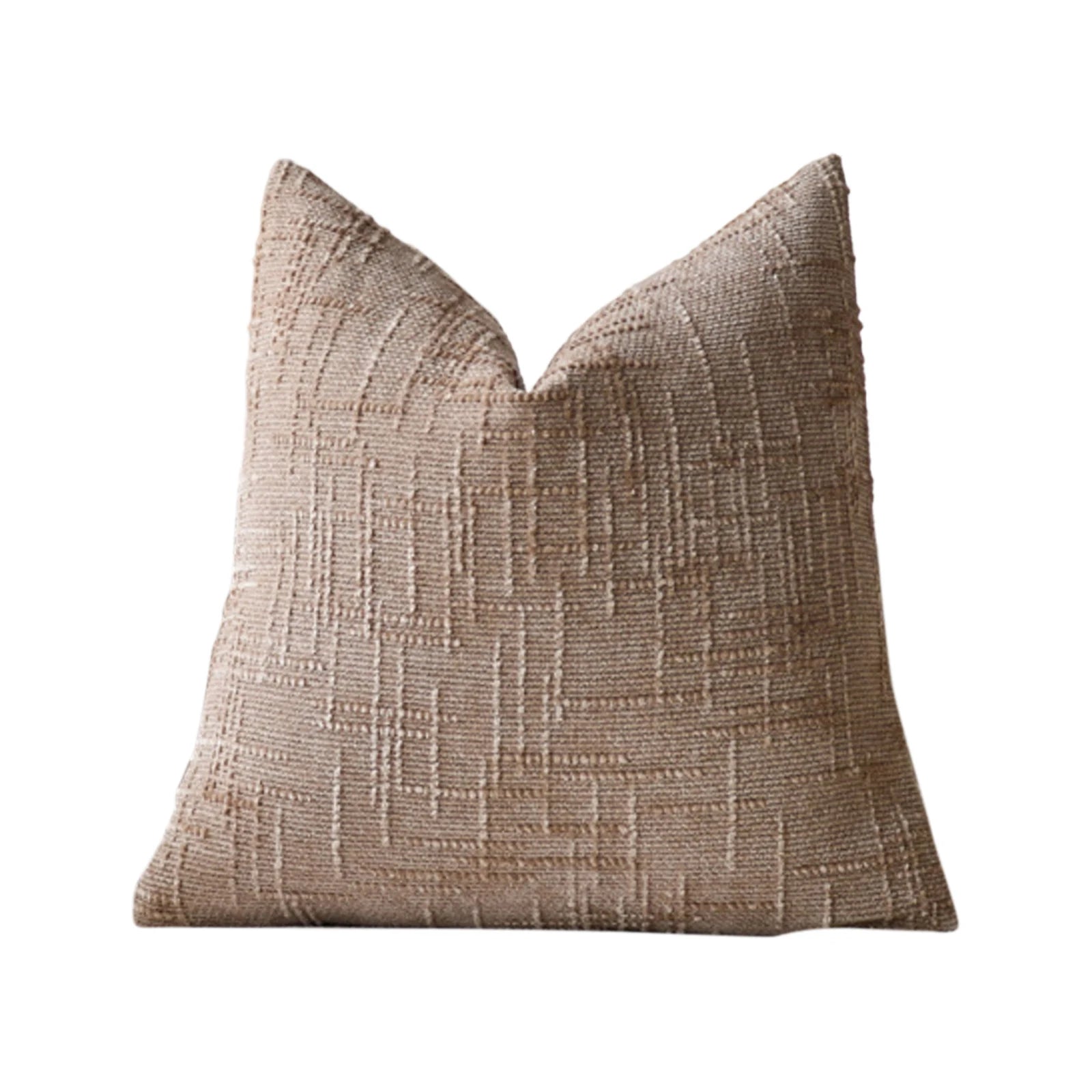 Vintage Solid Color Square Chenille Pillow Covers Texture Home Resturant Decorative Cushion Cases Skin-friendly Bed Supplies Qme Beige One Size
