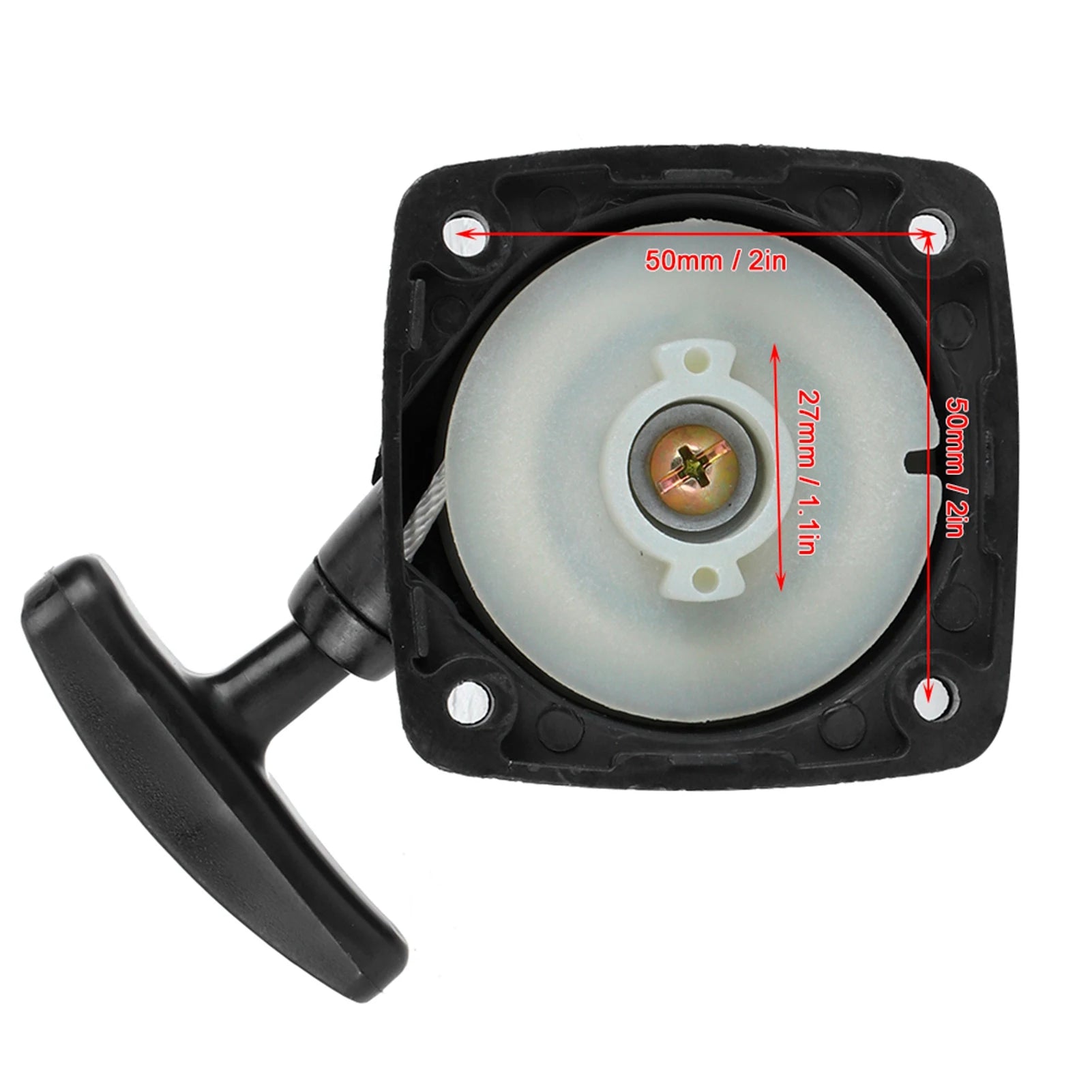 Pull Starter 23CC Engine Hand Pull Start Manual Starter with Hedge Trimmer Spare Parts for 1E32F Motor Engine Accessory Qme