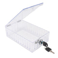 Universal Thermostat Lock Box With Key Clear Large Thermostat Cover For Thermostat On Wall Thermostat Guard Protector Qme Default Title