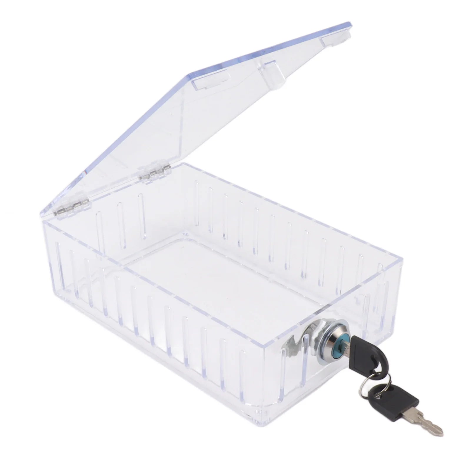 Universal Thermostat Lock Box With Key Clear Large Thermostat Cover For Thermostat On Wall Thermostat Guard Protector Qme Default Title