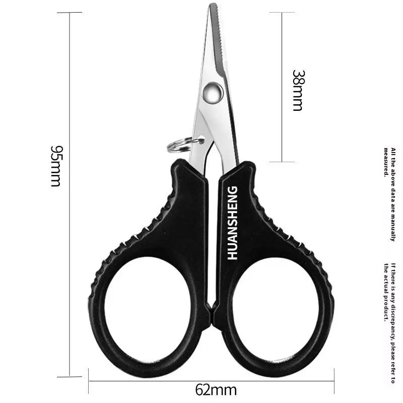 Titanium Coating Stainless Steel Fishing Scissor Plier Cut PE Braid Qme 1