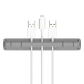 Desktop Charging Data Line Fixator Multiport Storage Line Tabletop Cable Organizer Smart Device Charging Wire For Mouse Cables Qme Grey 7 holes