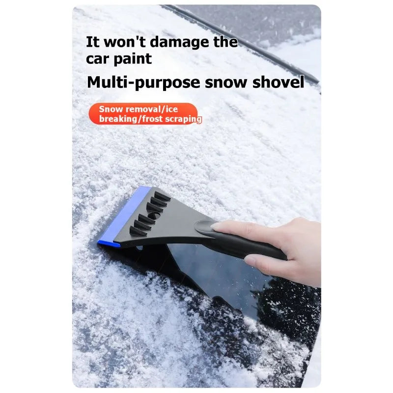 A02F-Multi-Function For Car Snow Shovel-Durable Plastic, For Lightweight Design(2Pcs) Qme