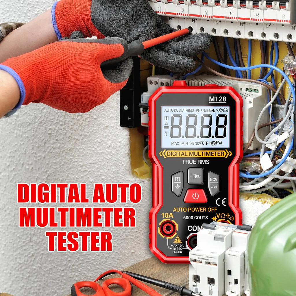 Multimeter Tester 6000 Counts Smart Voltage Measuring Instruments Qme