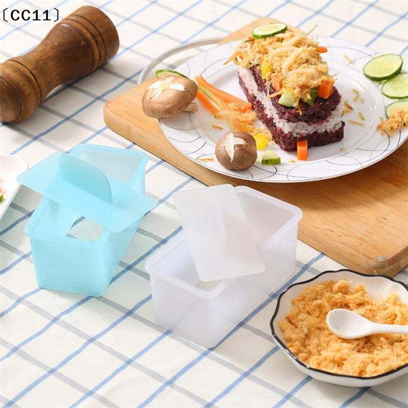 Rectangular Sushi Mold Musubi Maker Spam Kimbap Onigiri Rice Ball Qme