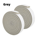 4M Foam Self-adhesive Door Window Sealing Strip Wearable Sliding Dustproof Sponge Strip Soundproof Home Insulation sealing tape Qme Gray 4m 3cm
