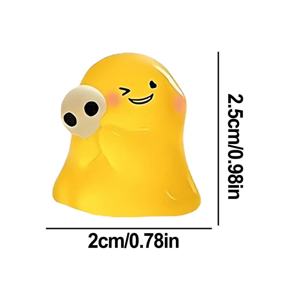 Ghost Figure Halloween Figurines Home Decor 6 Luminous Resin Statue Qme