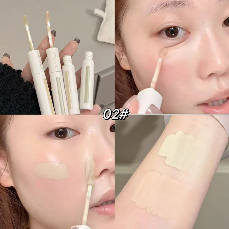 ART VALUE Double-ended Liquid Foundation Concealer Base Waterproof Qme AE852-02