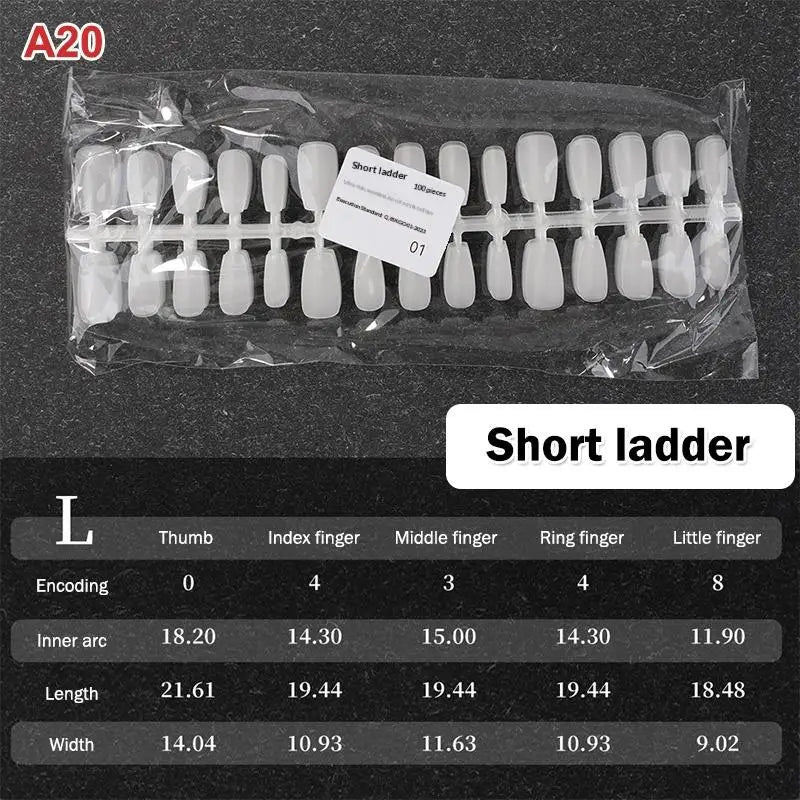Nail Salon Matte False Tips Box Easy Wear Press Nails Home Manicure