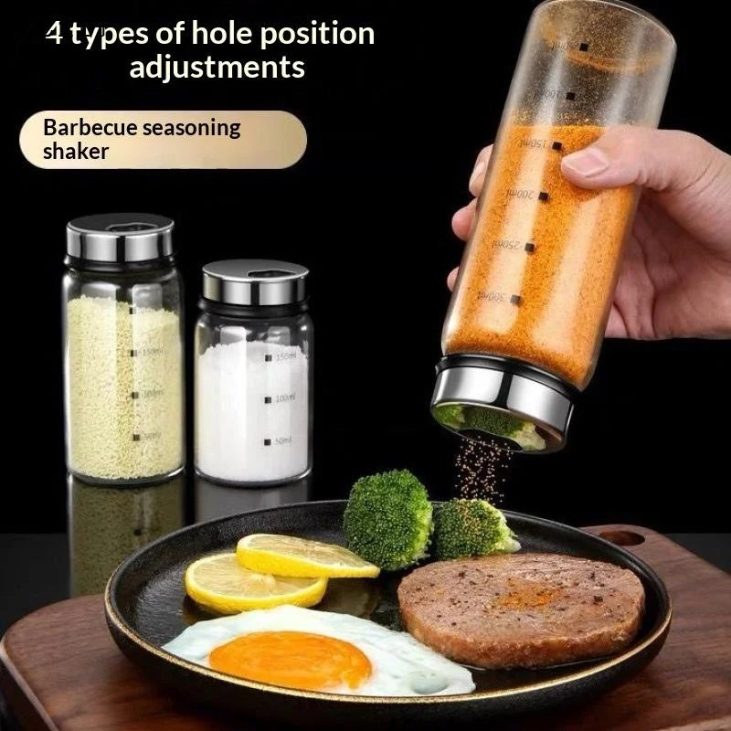 200 300 Borosilicate Glass Seasoning Can Salt Sesame Solid Condiment Qme