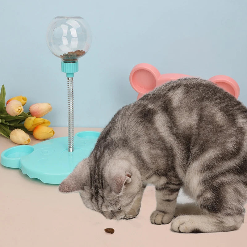 Funny Pet Supplies Creative Cat Puzzle Food Leaking Ball Toy Dog Qme