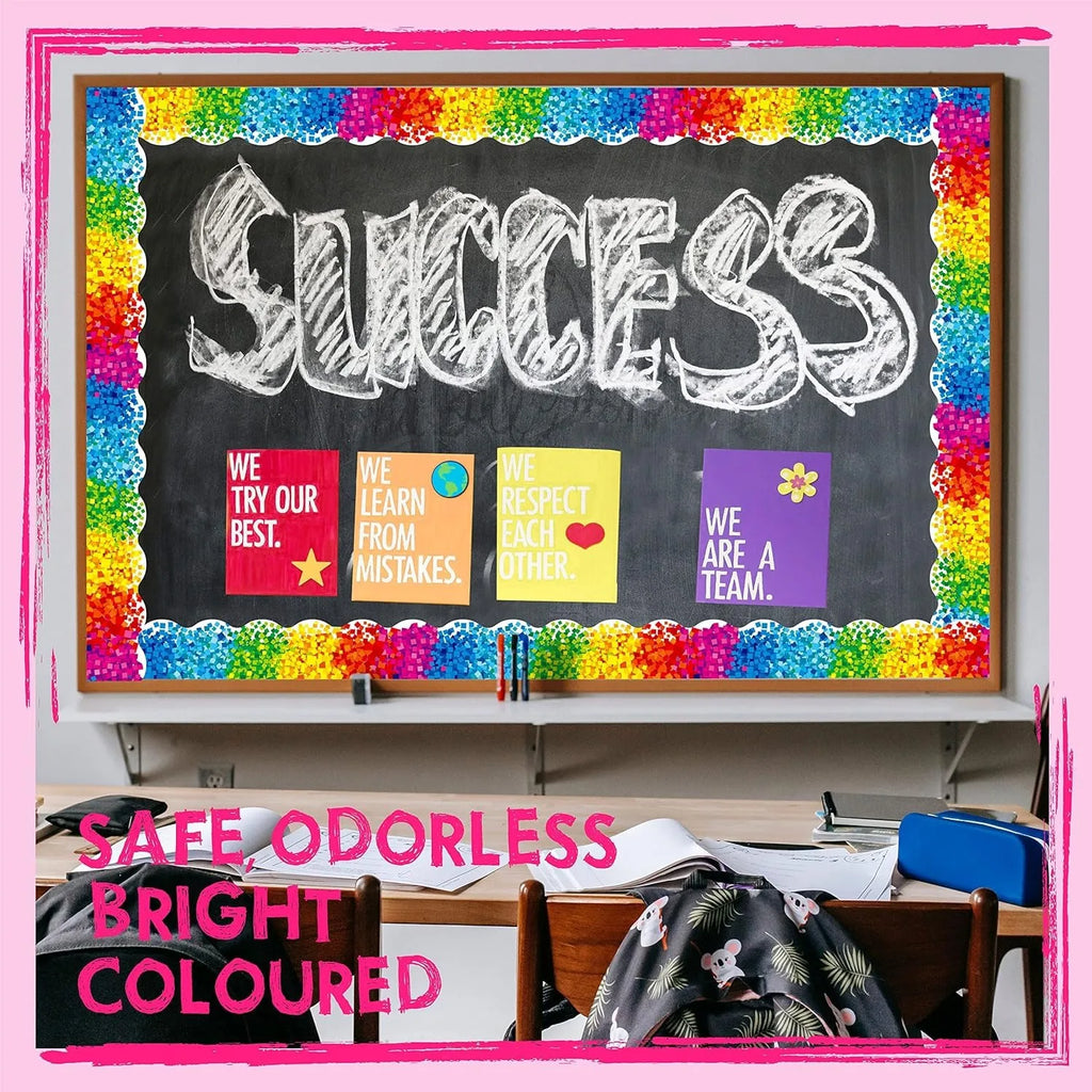Blackboard Bulletin Board Border Stickers Self-adhesive Decals DIY Qme