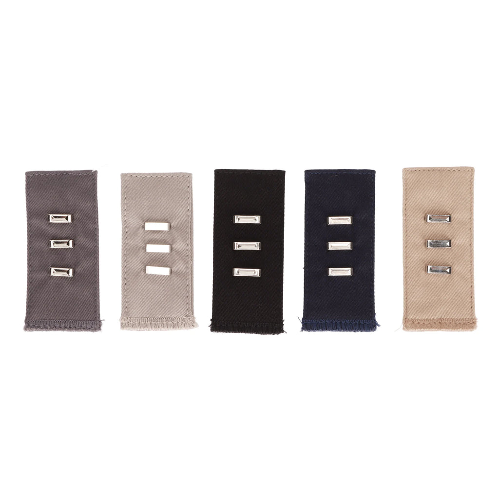 Pants Waist Extender Men Women Portable Soft Adjustable Hook Waistband Extender for Trousers Skirts Pants Waist Extender Qme as pic